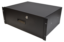19 Inch Rack  Mountable Drawers with Lock - Choice of Size